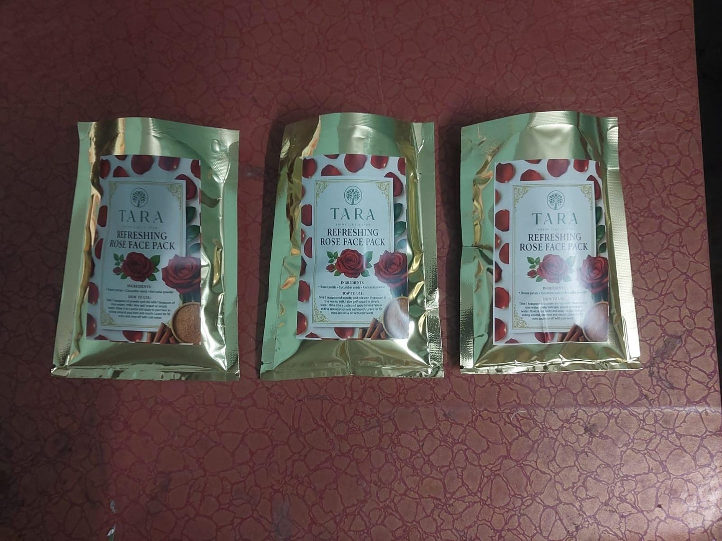 Rose Radiance: Glowing Face Pack with Rose Petal Powder