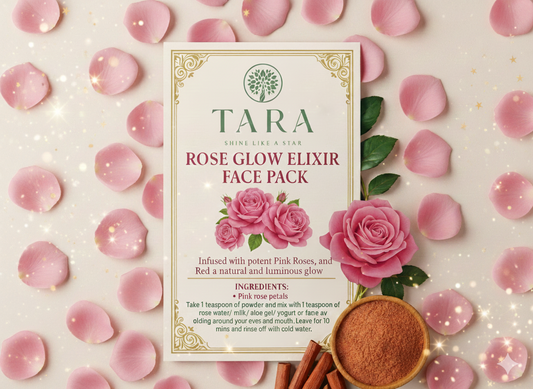 Rose Radiance: Glowing Face Pack with Rose Petal Powder